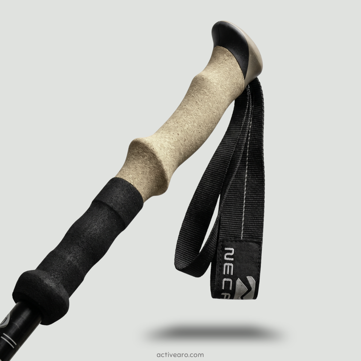 Shock Absorbing Trekking Pole – Adjustable Aluminium Support