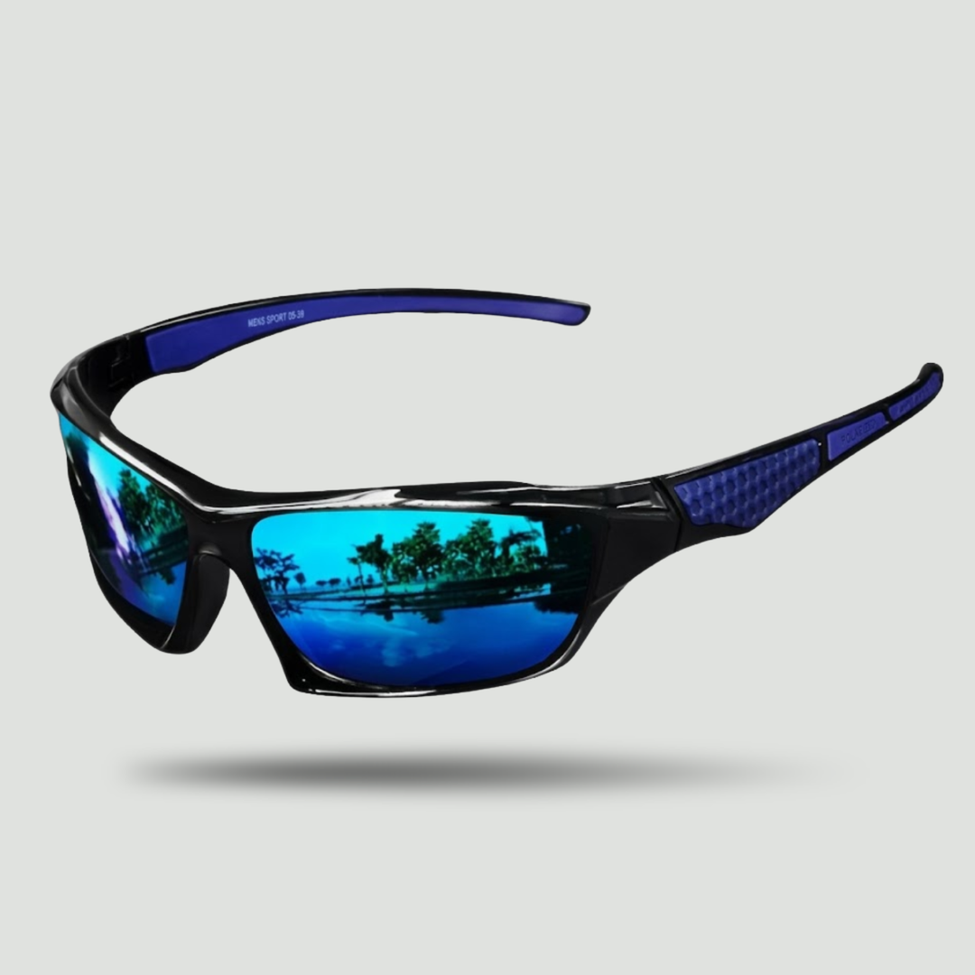Polarized Sport Sunglasses – UV400 HD Wraparound Lenses for Fishing and Cycling
