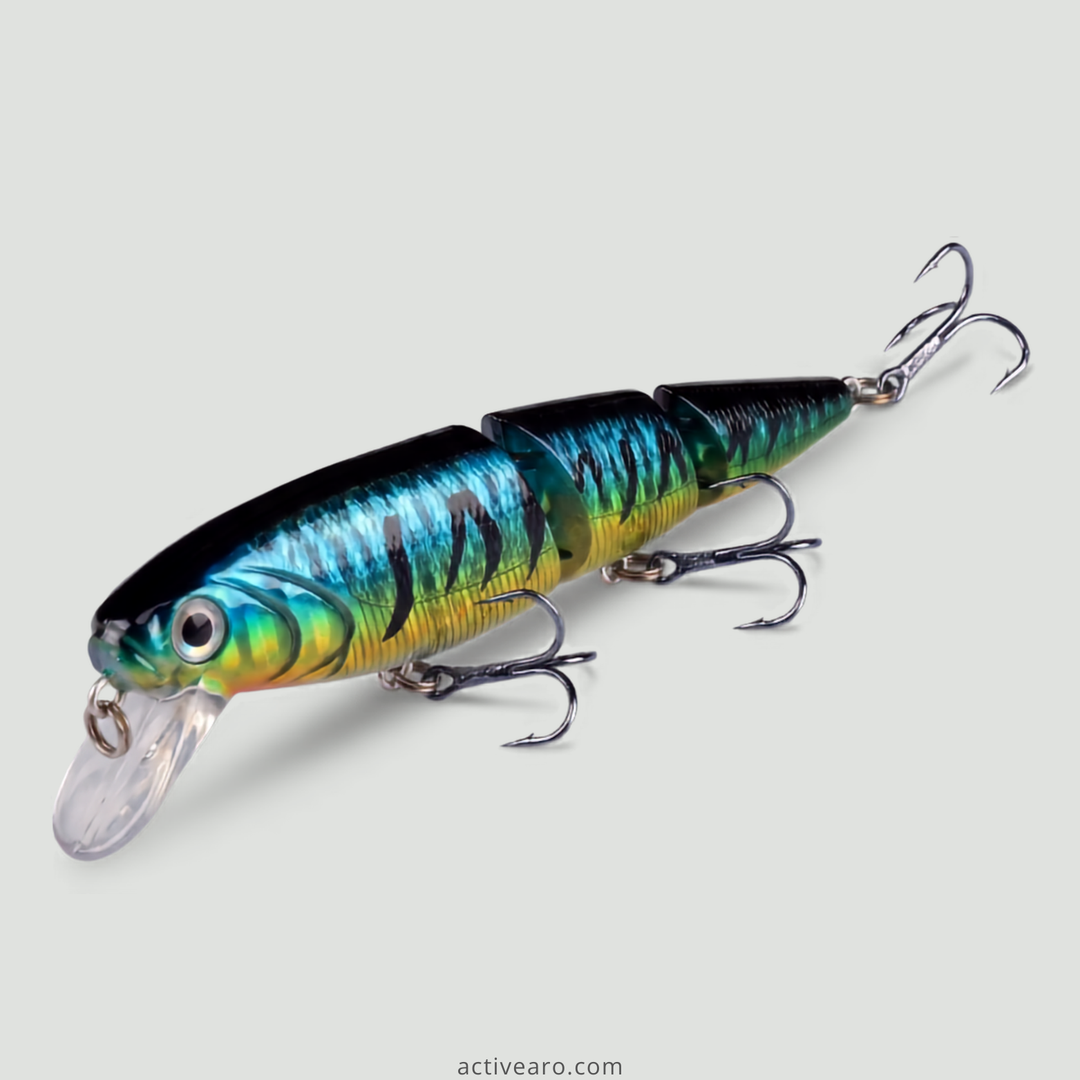 5-Piece Multi-Jointed Swimbait Lure Set – Bass and Carp