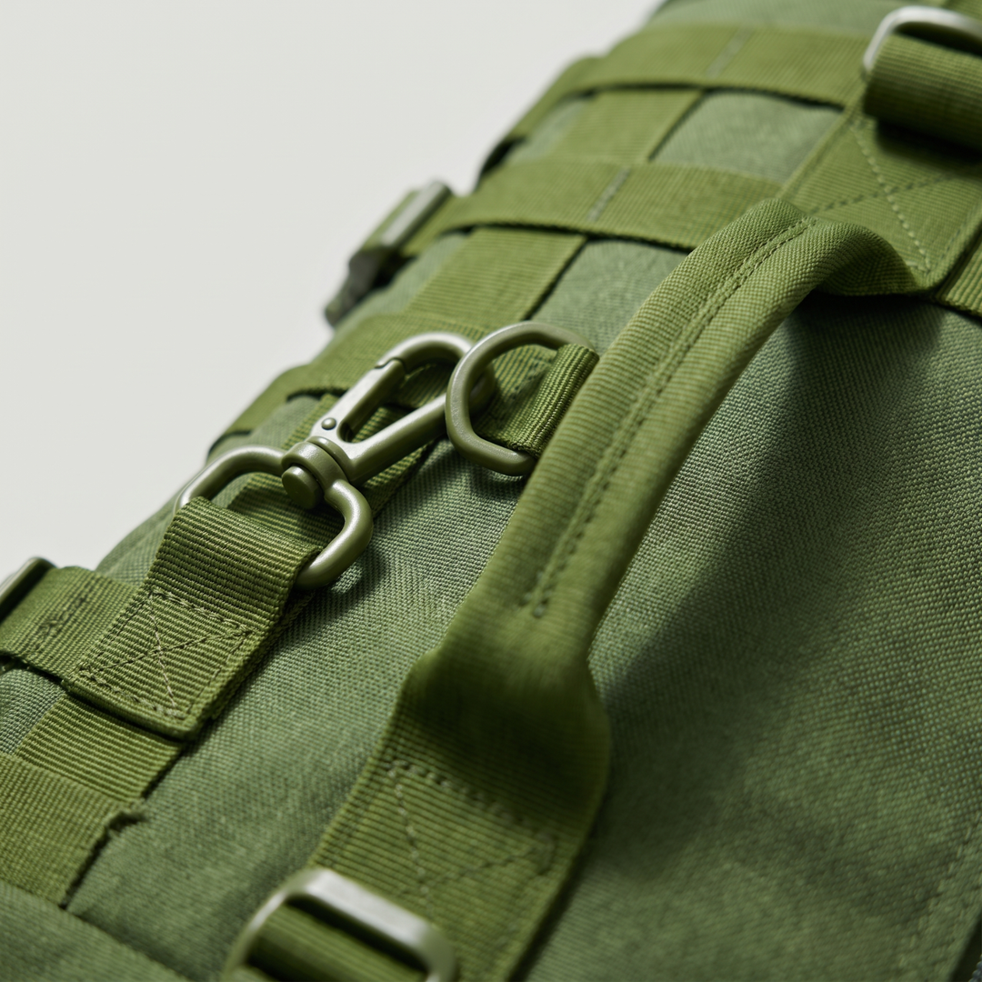 Tactical Fishing Backpack with Rod Holders and MOLLE System for Hunting and Fishing
