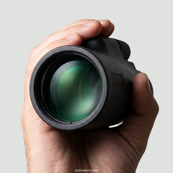12x50 Waterproof Monocular Telescope – BAK4 Prism Optic for Outdoor Observation