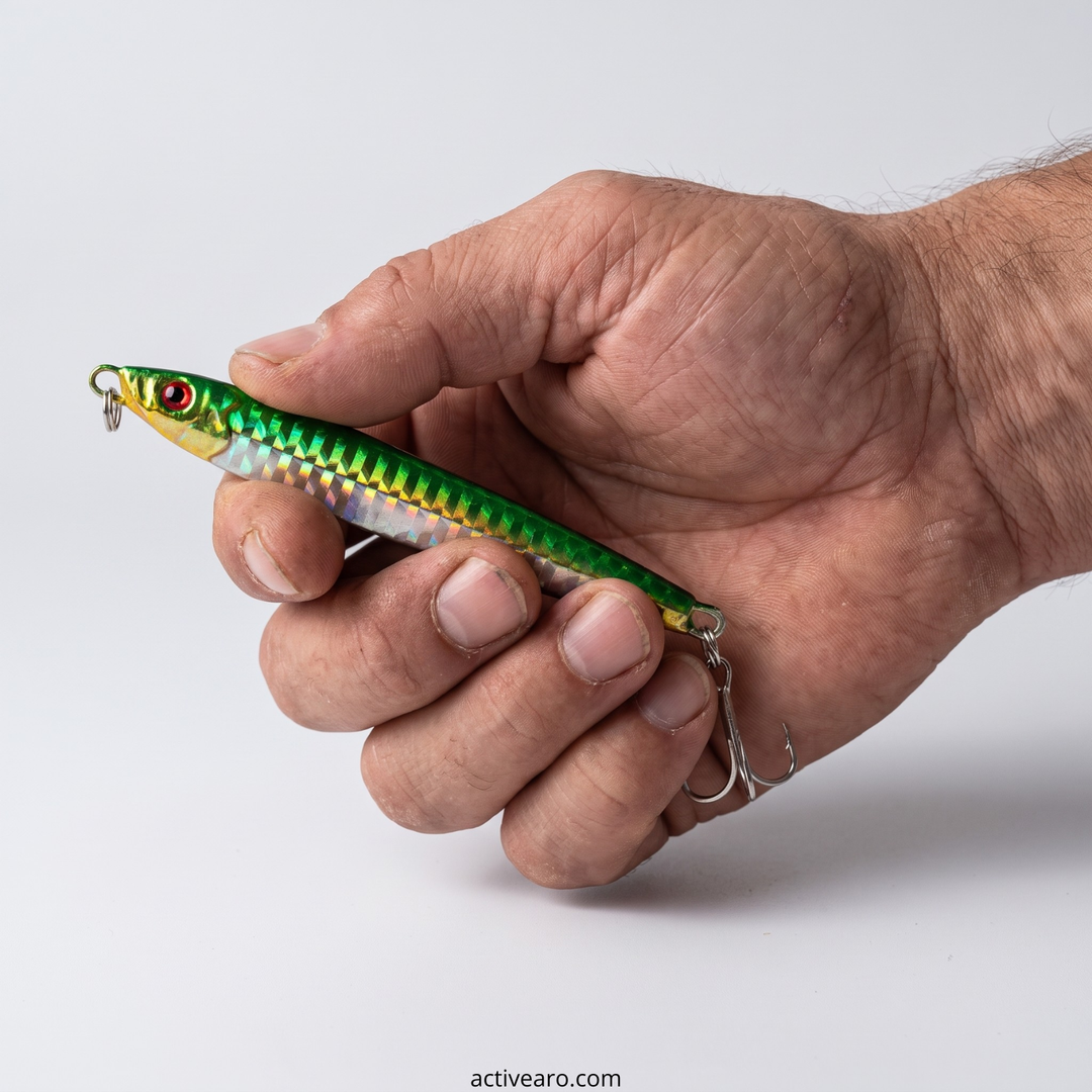 5-Piece Metal Casting Jig Lures – Glow Sinking Baits