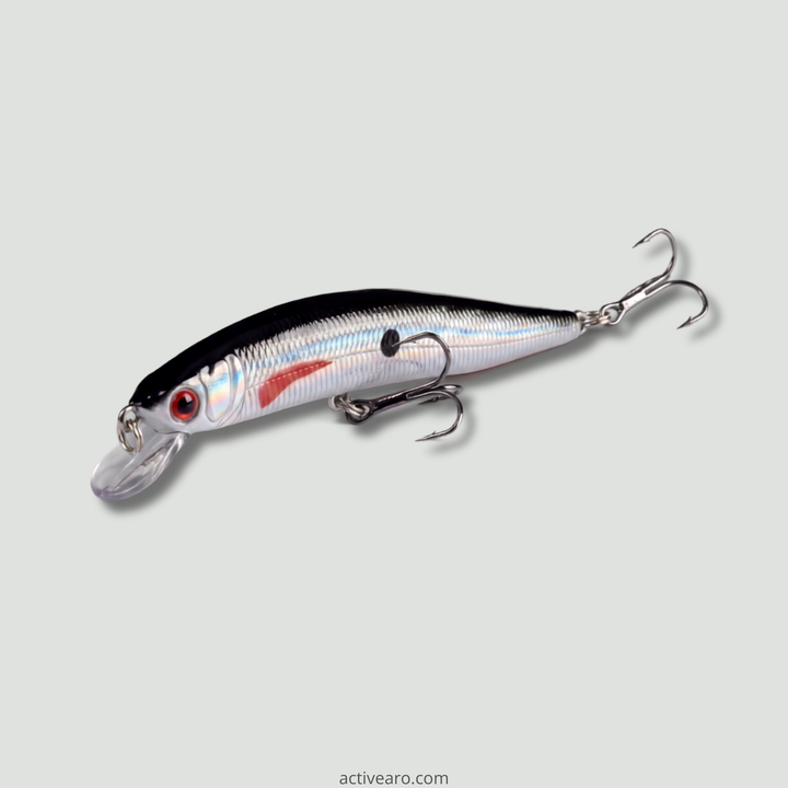 5-Piece Minnow Crankbait Lure Set – Bass Freshwater Saltwater