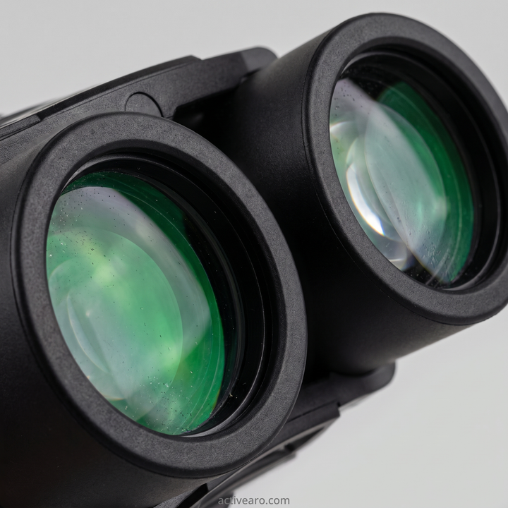 Compact binoculars – 8x magnification with foldable design for outdoor observation