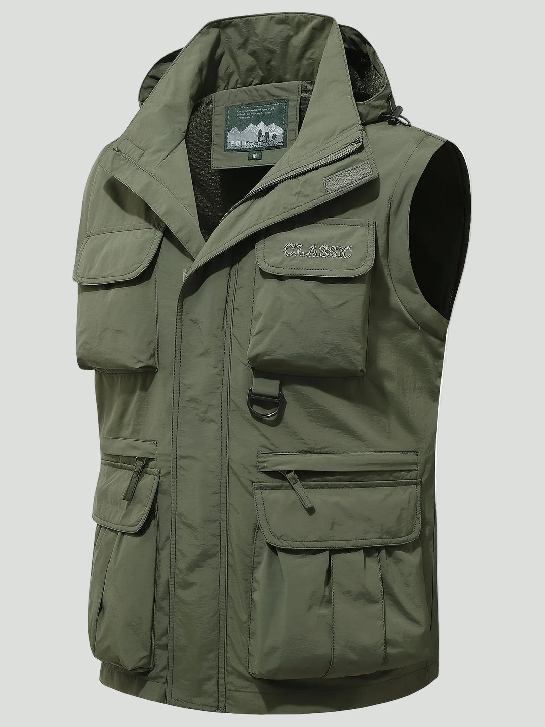 Men’s Outdoor Tactical Jacket – Multi-Pocket Design with Stand Collar