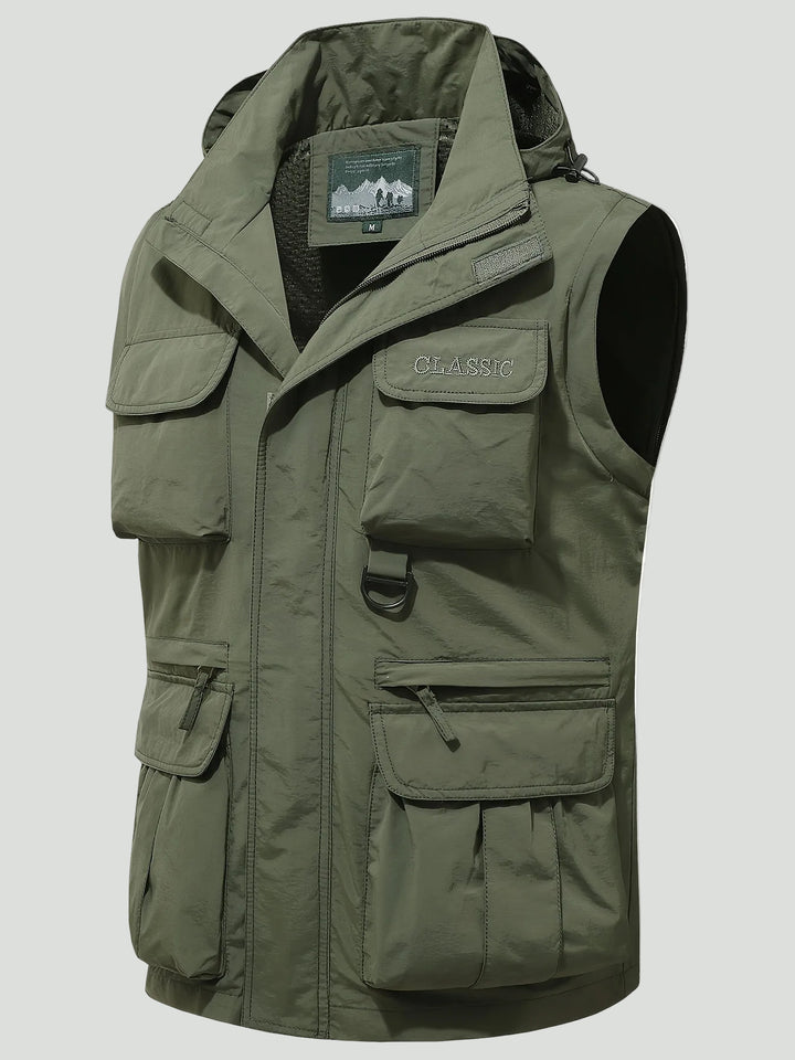 Men’s Outdoor Tactical Jacket – Multi-Pocket Design with Stand Collar