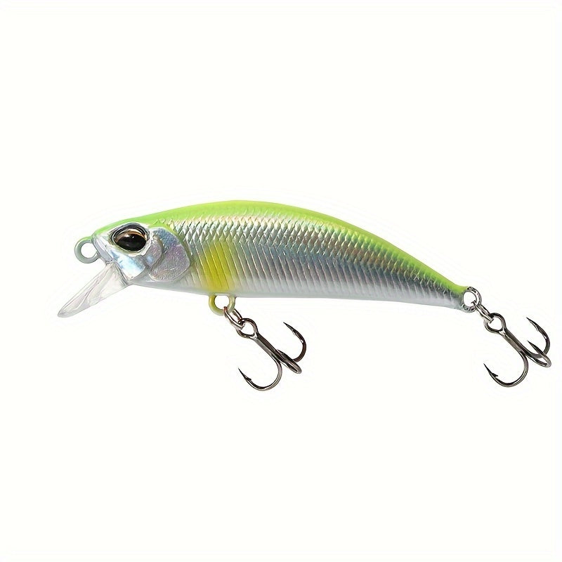 Minnow Fishing Lure – Sinking Hard Bait with 3D Eyes for Freshwater Fishing