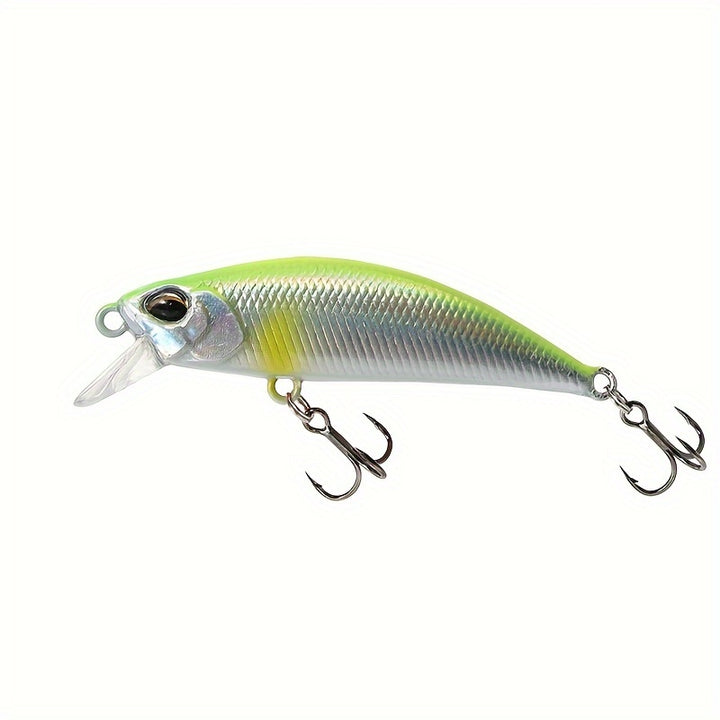 Minnow Fishing Lure – Sinking Hard Bait with 3D Eyes for Freshwater Fishing