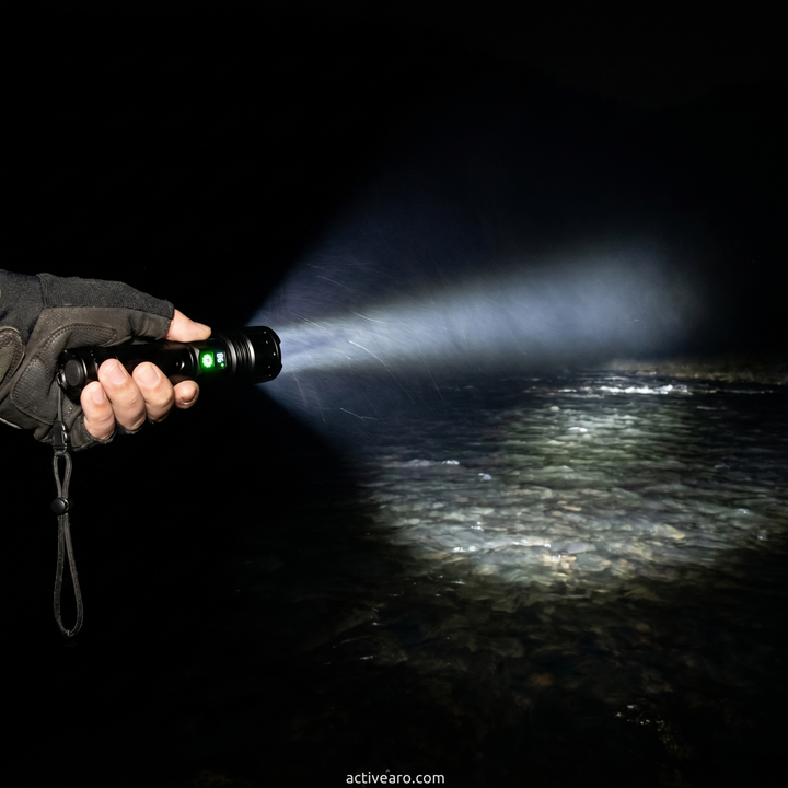 Ultra-Bright LED Flashlight -  Up to 10,000 Lumens