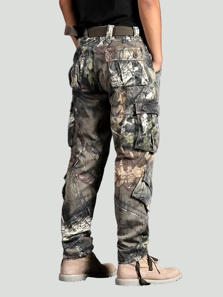 Men’s Camouflage Cargo Pants – Multi Pocket Outdoor Utility Design