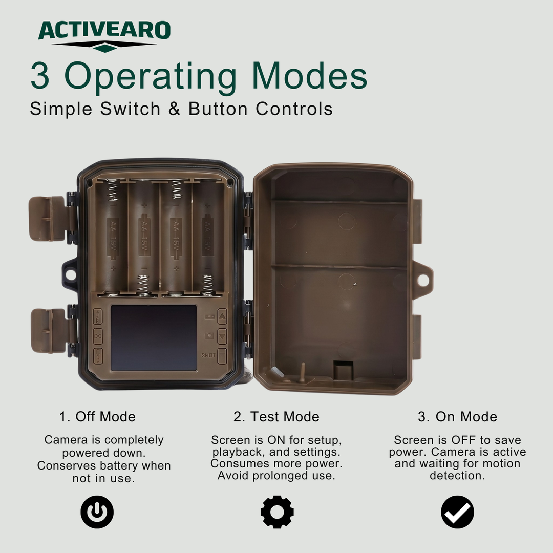 Compact Trail Camera – 720p HD Motion-Activated Wildlife Monitoring