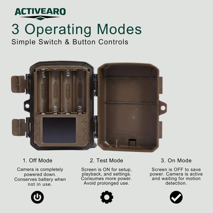 Compact Trail Camera – 720p HD Motion-Activated Wildlife Monitoring