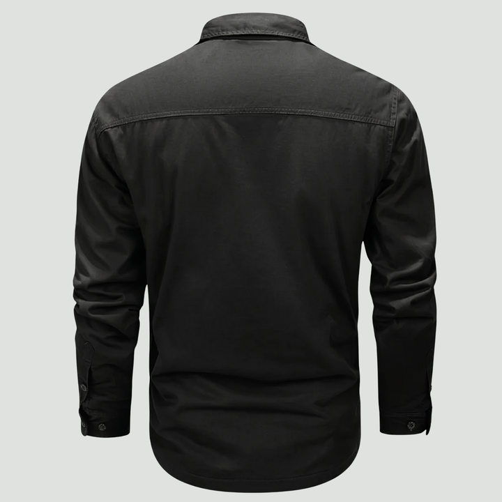 Lightweight Long-Sleeve Outdoor Shirt – Durable Cotton-Blend for Active Use