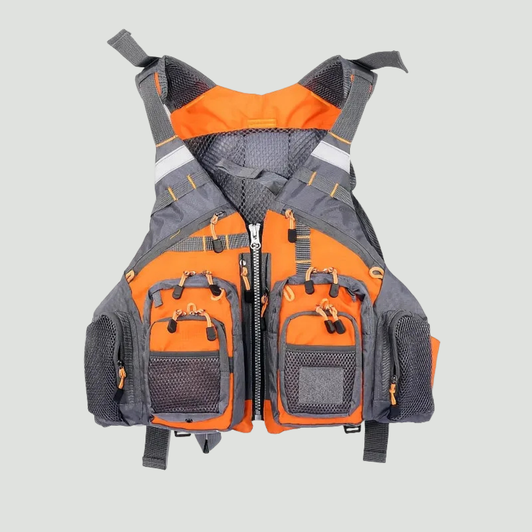 Men's Multi-Pocket Fishing Vest – Lightweight Sleeveless Vest for Fly Fishing