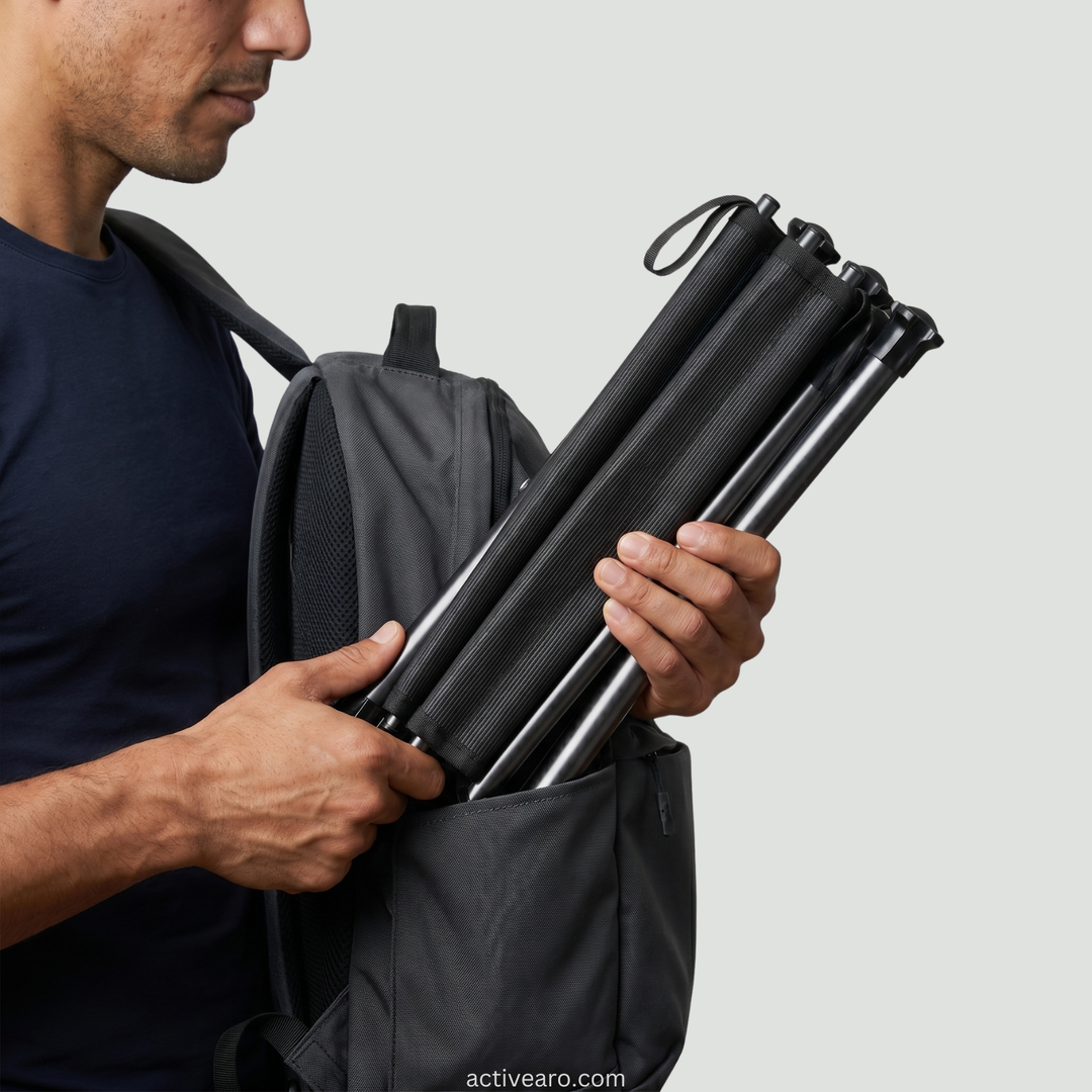 Portable Folding Stool – Lightweight Aluminum Stool for Camping and Fishing