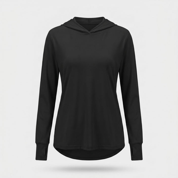 Women's UPF 50+ Sun Hoodie – Lightweight Hooded UV Protection Top for Outdoor and Travel