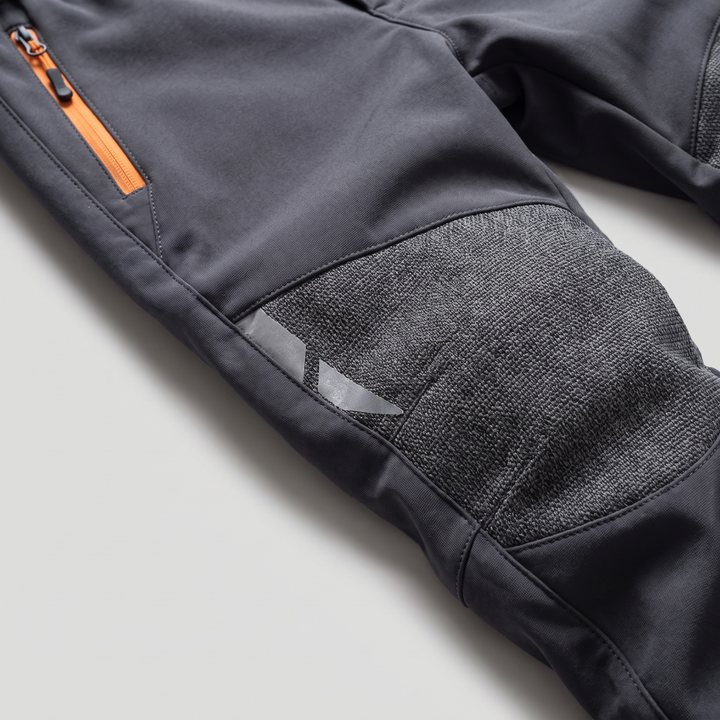 Men's Water-Resistant Softshell Hiking Pants – Fleece-Lined