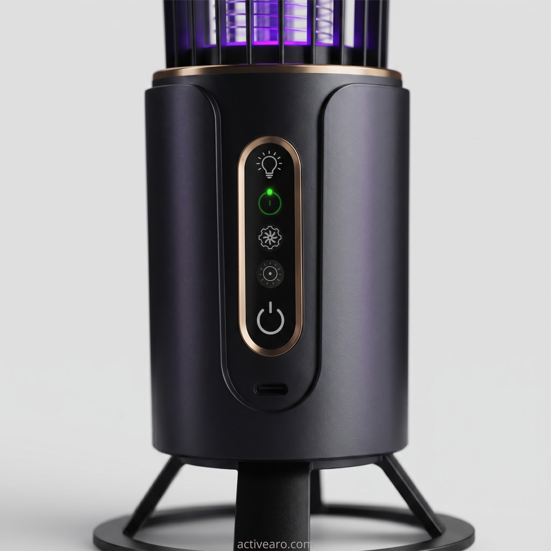 UV Bug Zapper Mosquito Lamp – Rechargeable and Quiet for Indoor and Outdoor Use