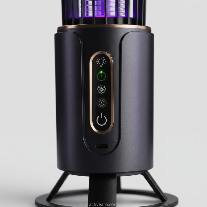 UV Bug Zapper Mosquito Lamp – Rechargeable and Quiet for Indoor and Outdoor Use