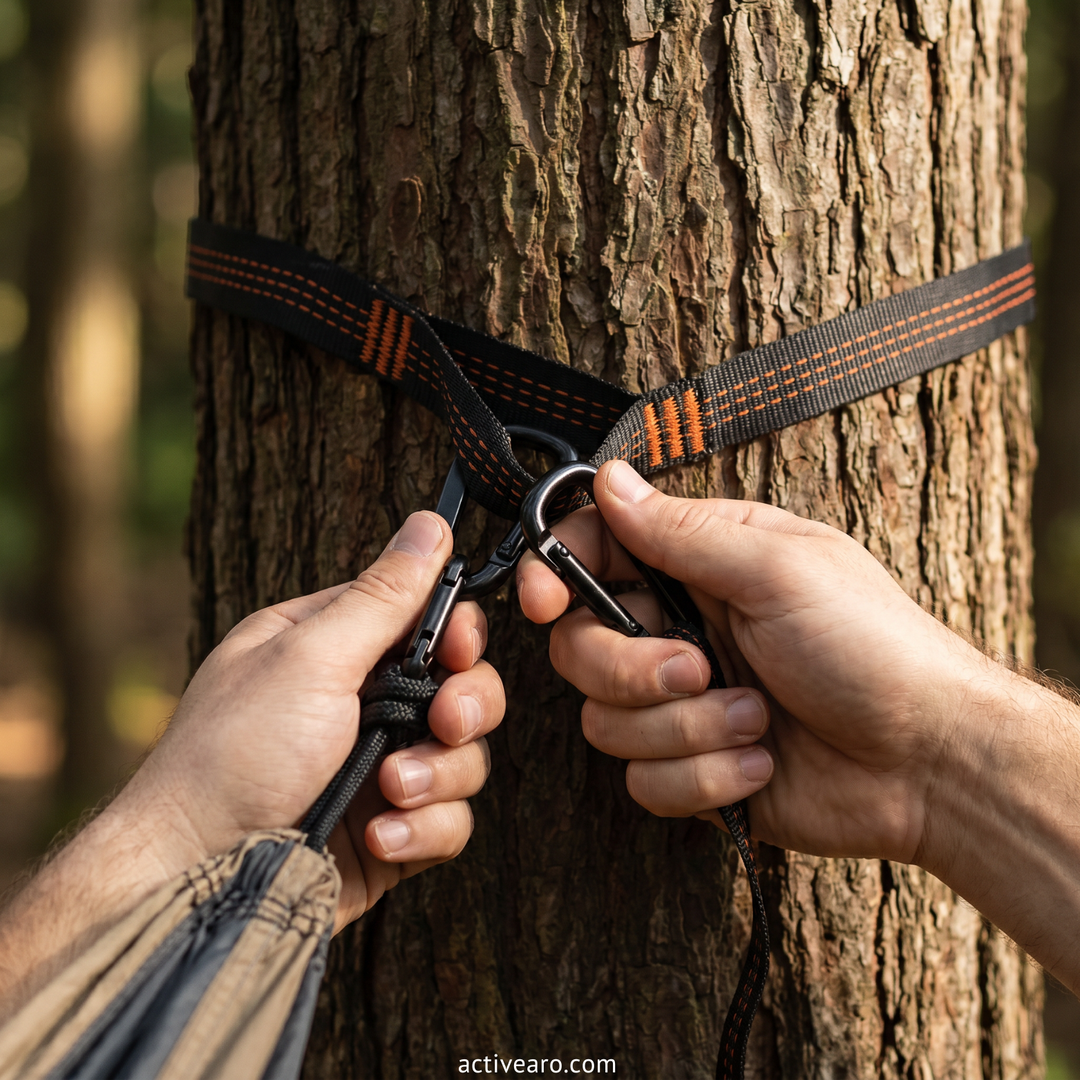 Double Parachute Hammock with Tree Straps – Camping Hammock for Backpacking