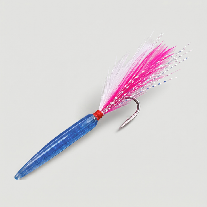 5-Piece Pencil Popper Lure Set – Topwater Hard Baits – Mackerel Trolling