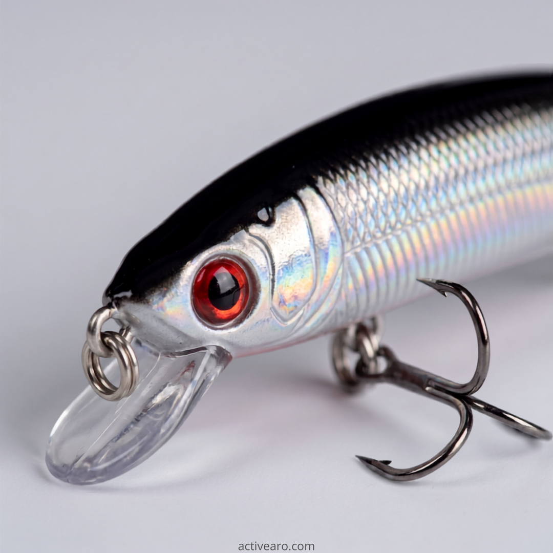 5-Piece Minnow Crankbait Lure Set – Bass Freshwater Saltwater
