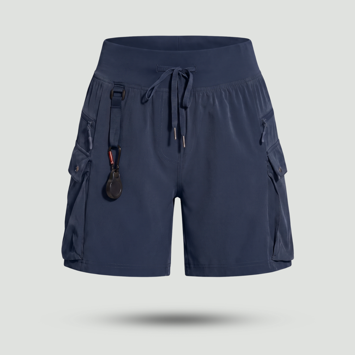 Women's Running and Hiking Shorts with Zippered Pockets – Quick-Dry Lightweight