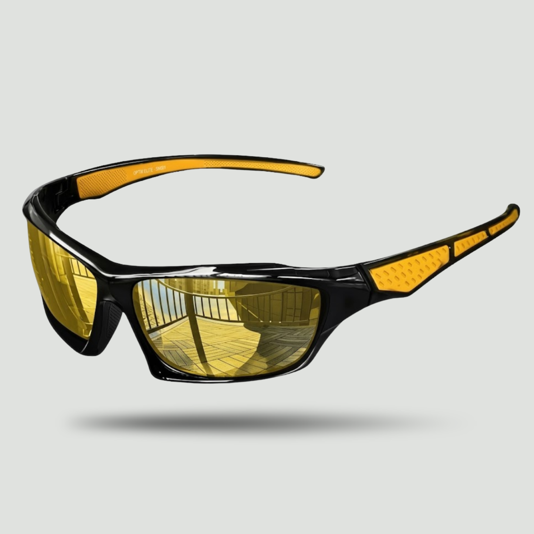 Polarized Sport Sunglasses – UV400 HD Wraparound Lenses for Fishing and Cycling