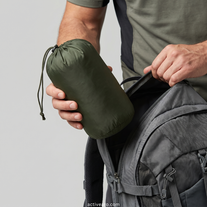 Camping Sleeping Bag 50°F to 77°F – Lightweight 3-Season Pack for Backpacking
