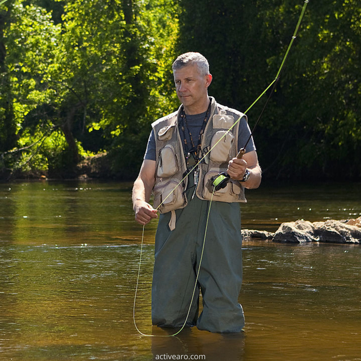 Fishing Waders with Integrated Boots – Waterproof Wading Pants for Outdoor Use
