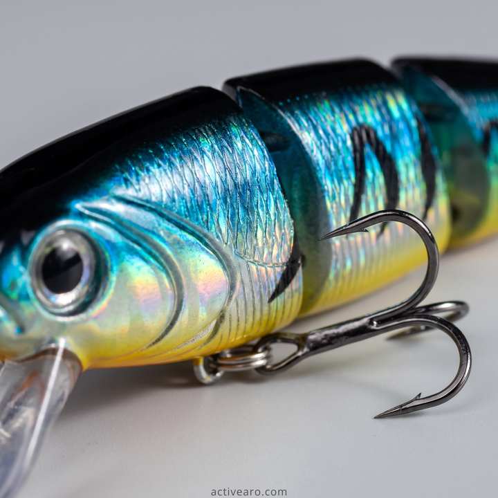 5-Piece Multi-Jointed Swimbait Lure Set – Bass and Carp
