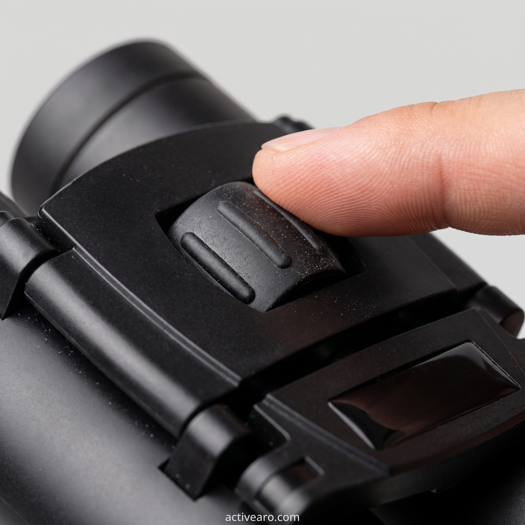 Compact binoculars – 8x magnification with foldable design for outdoor observation