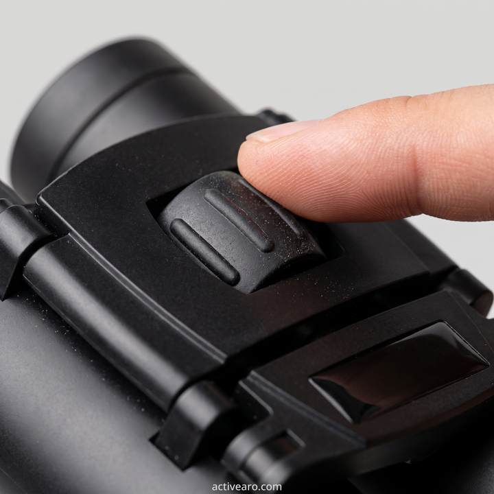Compact binoculars – 8x magnification with foldable design for outdoor observation