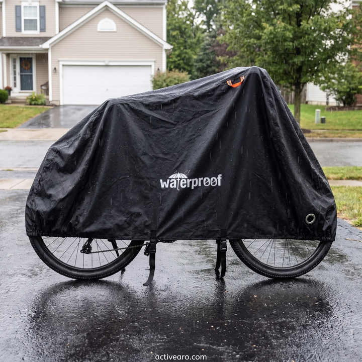 Waterproof Bike Cover – 3-Layer UV and Dust Protection for Standard and Electric Bikes