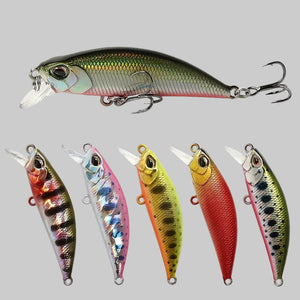 Minnow Fishing Lure – Sinking Hard Bait with 3D Eyes for Freshwater Fishing