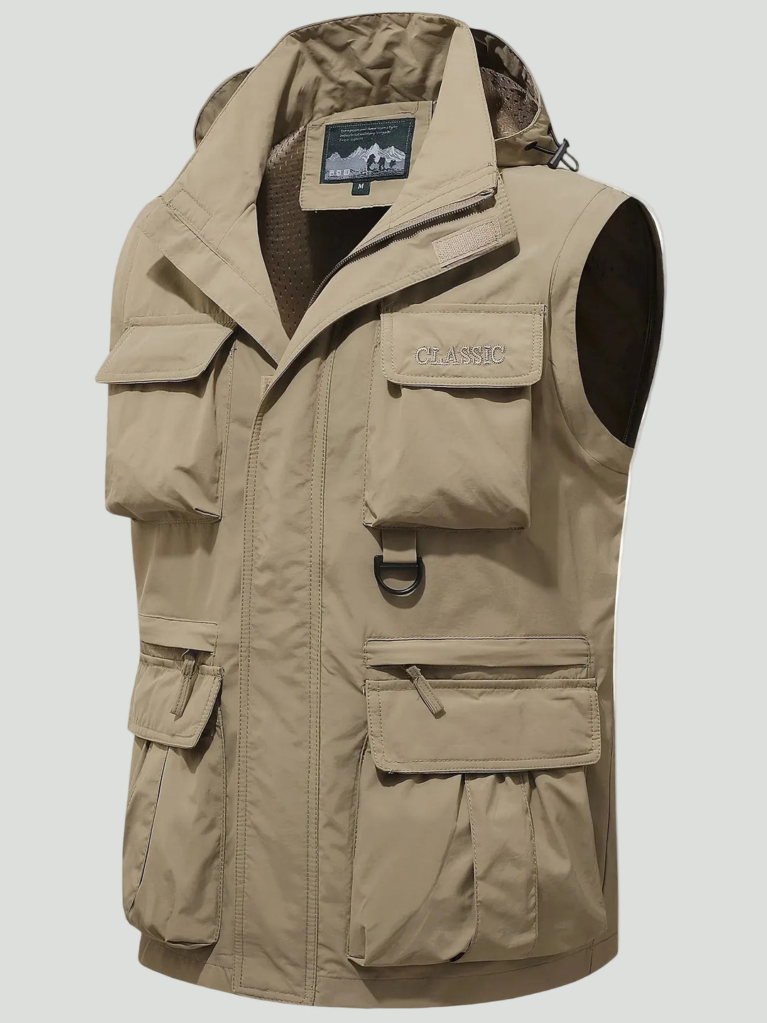 Men’s Outdoor Tactical Jacket – Multi-Pocket Design with Stand Collar