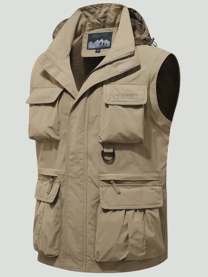 Men’s Outdoor Tactical Jacket – Multi-Pocket Design with Stand Collar