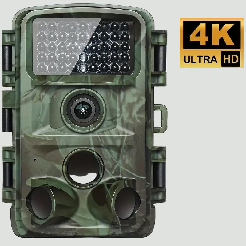 4K 32MP Trail Camera – Motion Detection & Low-Glow Night Vision