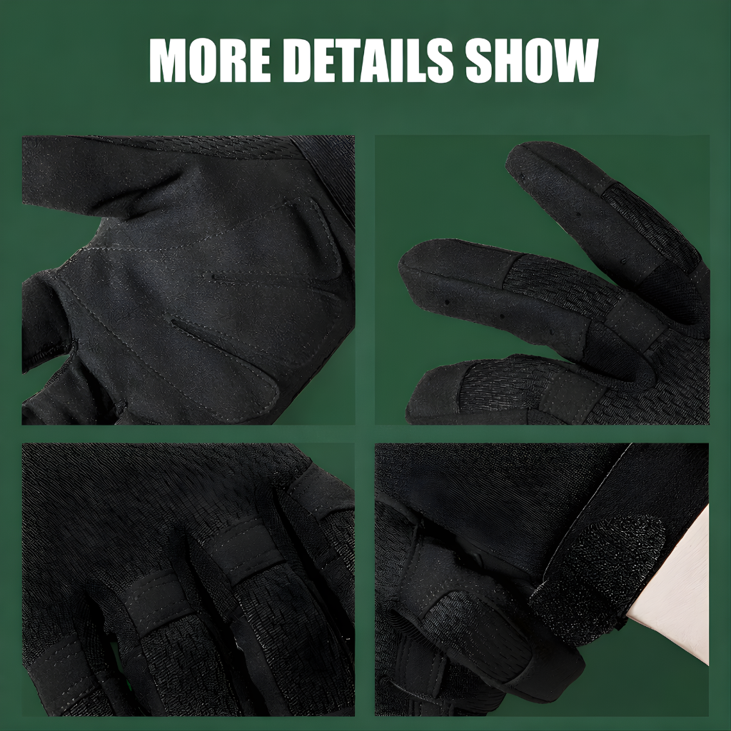 Outdoor Full Finger Gloves – Breathable Lightweight Design for Active Use