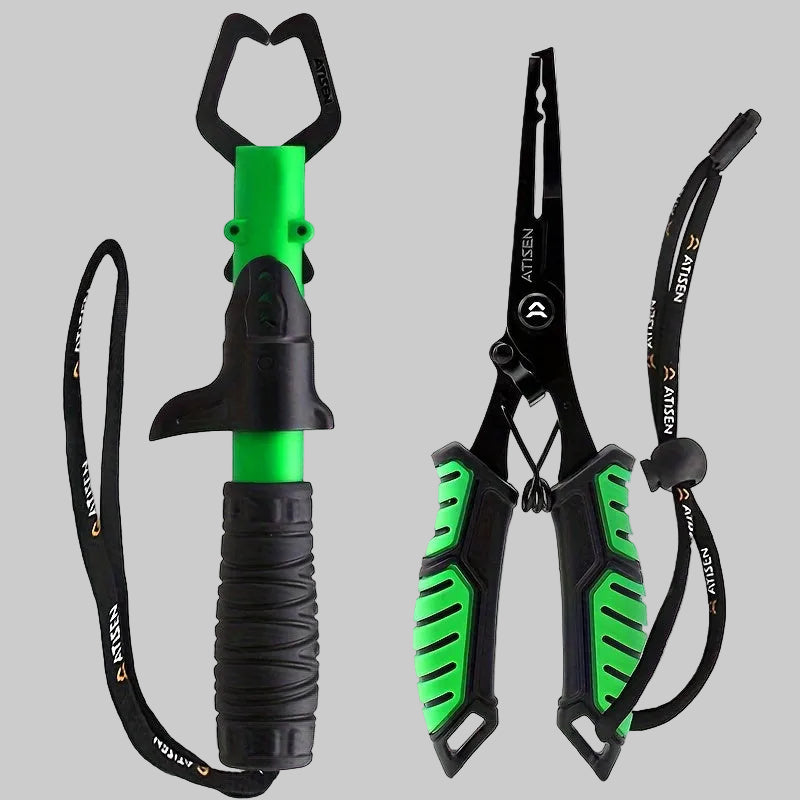 Stainless Steel Fishing Pliers Set – Durable Hand Tools for Fishing Use (2-Piece)