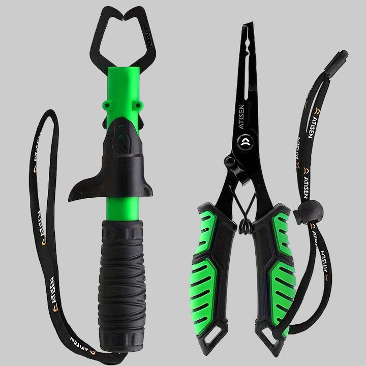 Stainless Steel Fishing Pliers Set – Durable Hand Tools for Fishing Use (2-Piece)