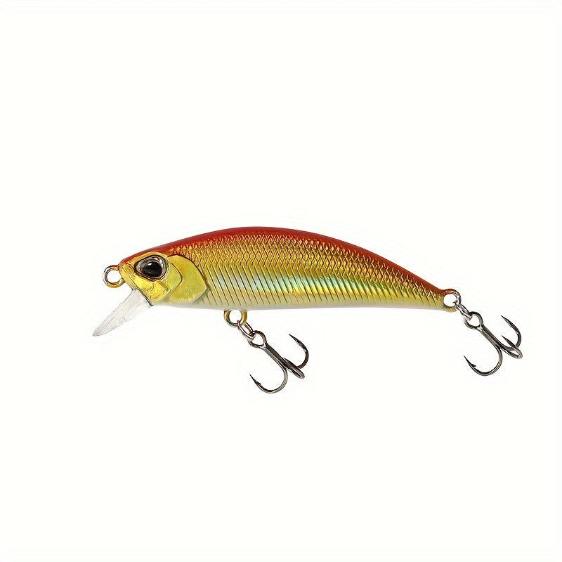 Minnow Fishing Lure – Sinking Hard Bait with 3D Eyes for Freshwater Fishing