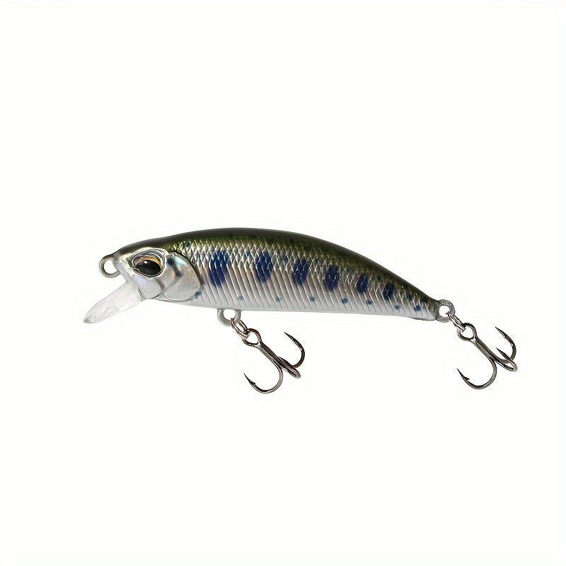 Minnow Fishing Lure – Sinking Hard Bait with 3D Eyes for Freshwater Fishing
