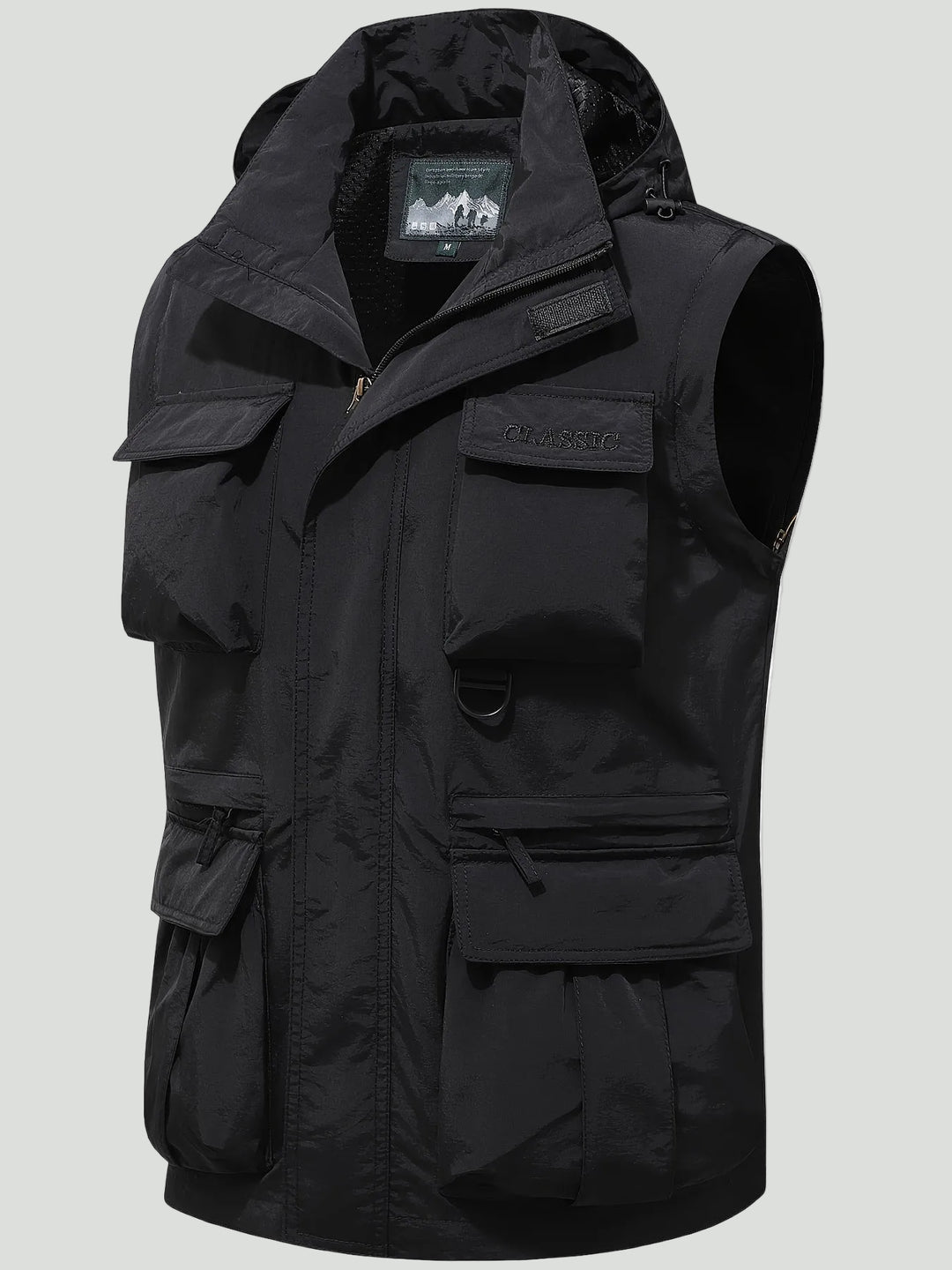 Men’s Outdoor Tactical Jacket – Multi-Pocket Design with Stand Collar