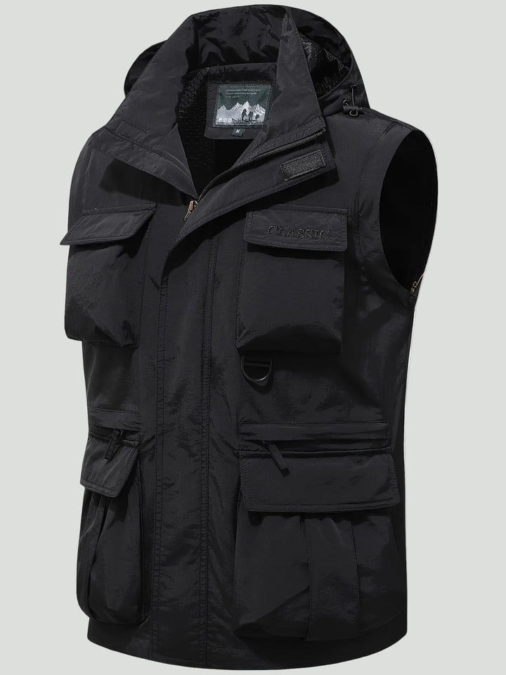 Men’s Outdoor Tactical Jacket – Multi-Pocket Design with Stand Collar