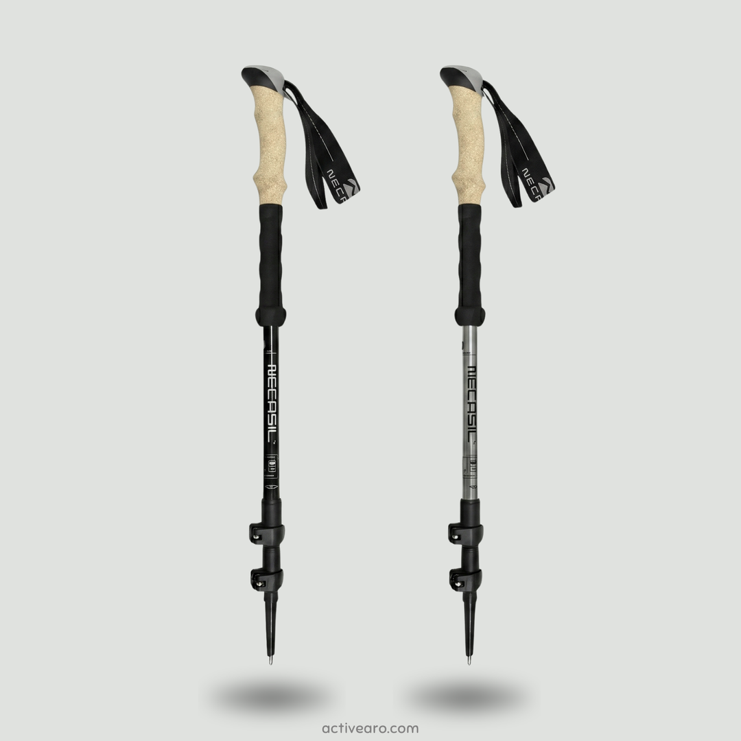 Shock Absorbing Trekking Pole – Adjustable Aluminium Support