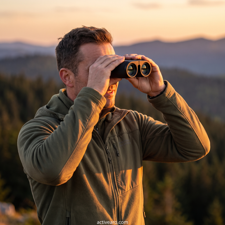 Compact binoculars – 10x magnification with 25 mm objective lenses for outdoor observation