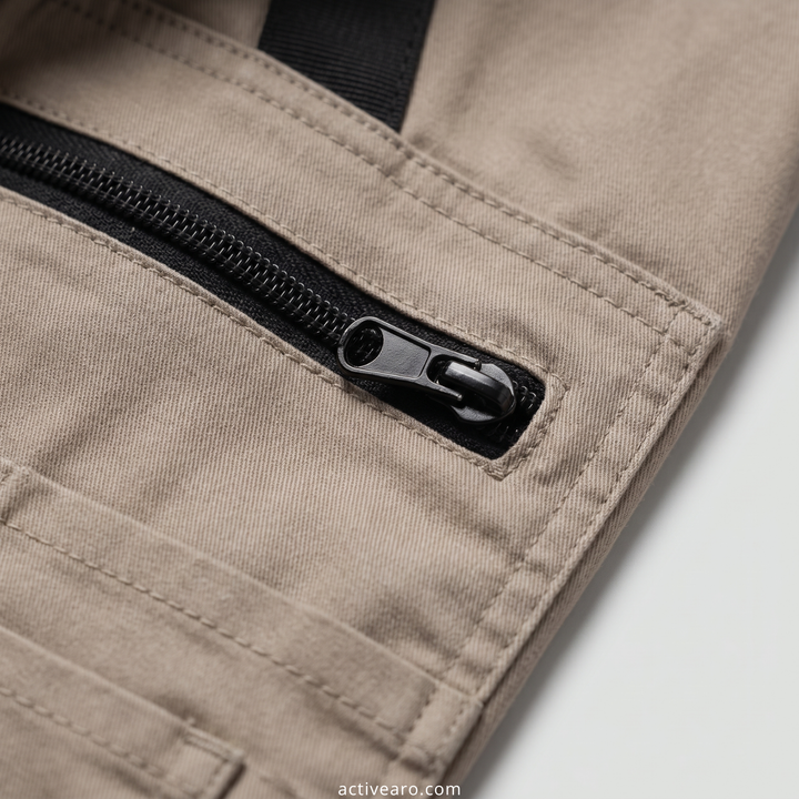 Men's Tactical Cargo Pants – Water-Resistant Polyester for Hunting and Fishing