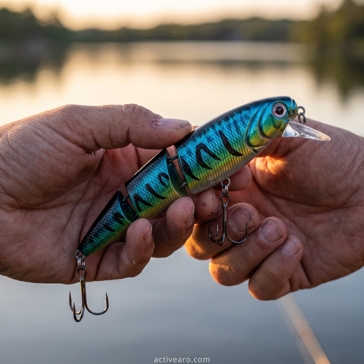 5-Piece Multi-Jointed Swimbait Lure Set – Bass and Carp