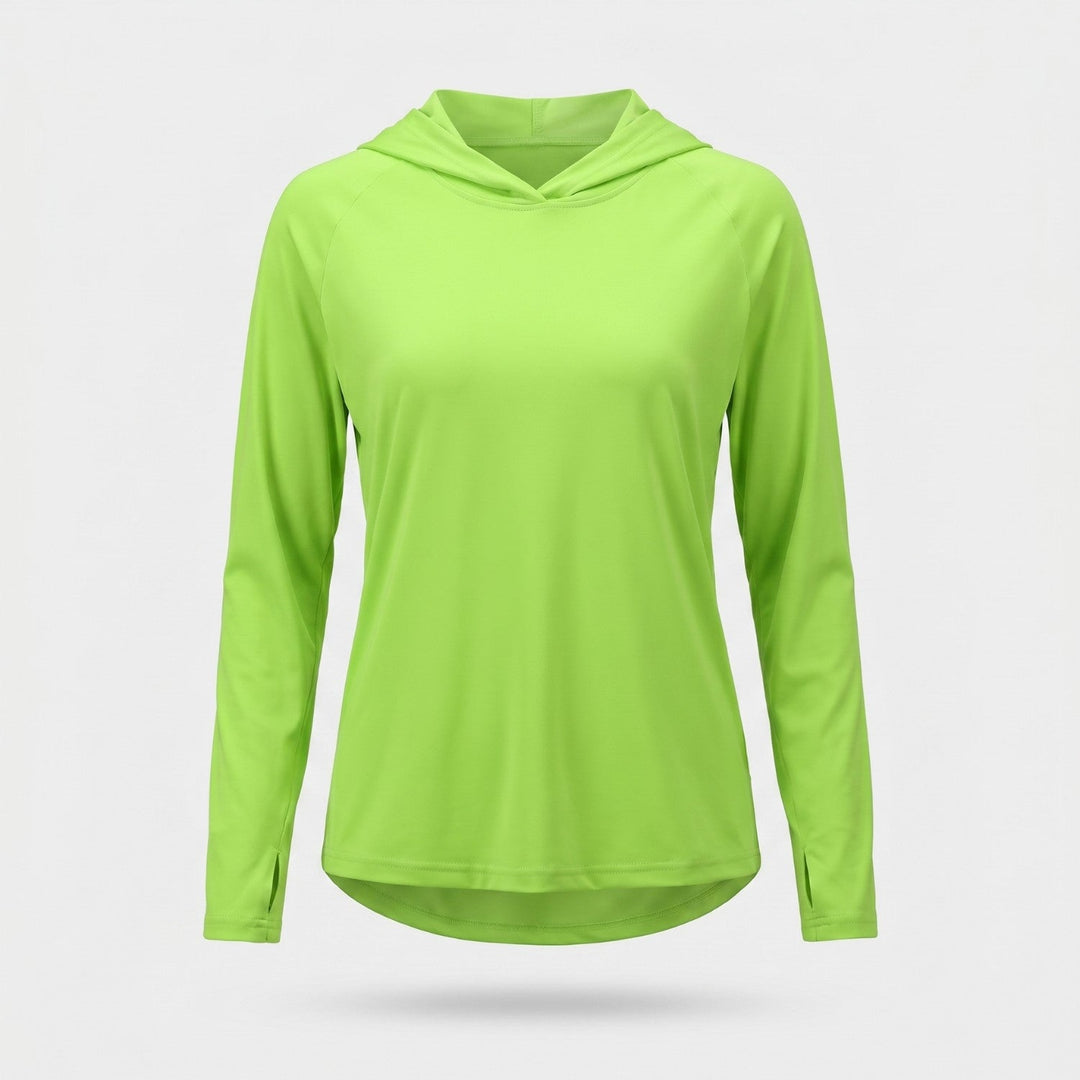Women's UPF 50+ Sun Hoodie – Lightweight Hooded UV Protection Top for Outdoor and Travel